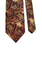 CRAVATTA MOSCHINO VERO VINTAGE SETA TIE SILK REINE SEIDE KRAWATTE COLLEZIONE