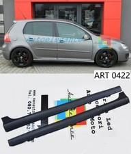 0422 MINIGONNE LATERALI PER VW GOLF 5 2003-2008 3 & 5 PORTE SPOILER SOTTO PORTA