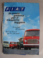 DEPLIANT PUBBLICITARIO ORIGINALE FIAT  600 T , FIAT 238, 241, 1100T, FIAT 616 ..