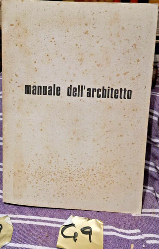 Manuale dell architetto anno - manuale,