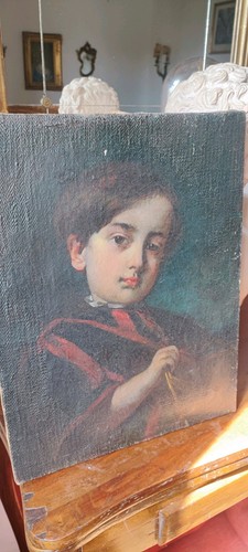 Antico ritratto 1600 allegoria - antico,