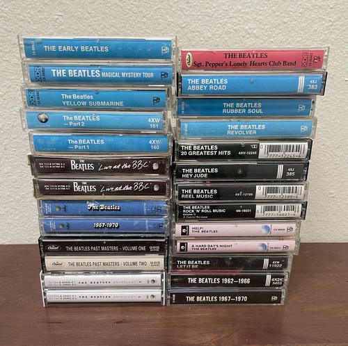 The beatles cassette tape - cassette,