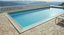 Bordo per piscina rettangolare - per,