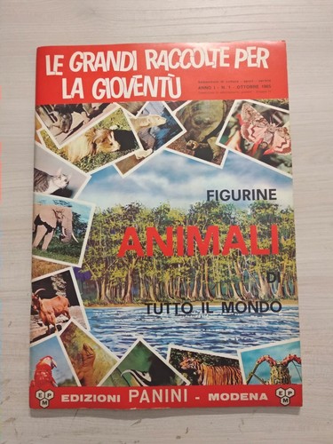 Album figurine panini - panini, animali