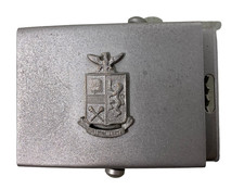 FIBBIA CINTURA POLIZIA DI STATO CON stemma araldico 1957 militaria (mi785)