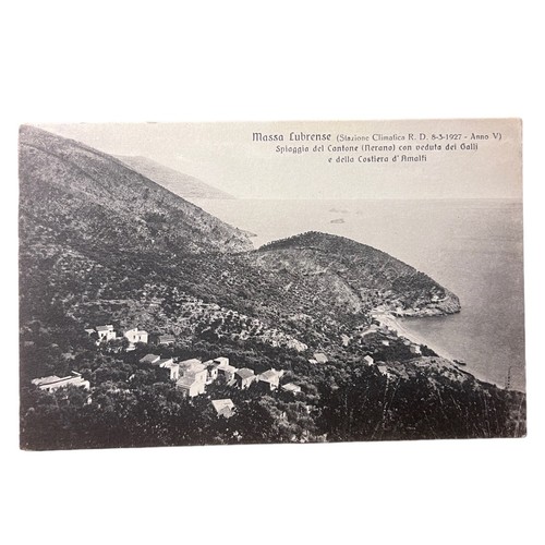 Cartolina 1927 massa lubrense - 1927,