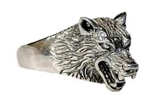 Lupo Mannaro Wolf Anello .925