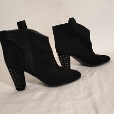 Stivaletti da Donna Numero 40 Nero Camoscio  Fornarina Tacco Alto  Rock