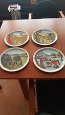 Cesare Marchesini The Tuscan Harvest Set of 4 Plates