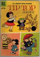 Tip Top Comics 216 Dell 1959 VG/FN Peanuts Nancy
