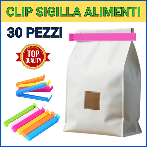 Clip sigilla sacchetti - clip,