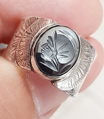 Anello argento 925 uomo ring - argento,