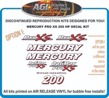 MERCURY Optimax Pro XS 200 HP