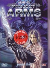 1 DVD ANIME,PROJECT ARMS 2 spriggan,xenon,guyver,jojo,cyborg,akira,manga,baoh,dc