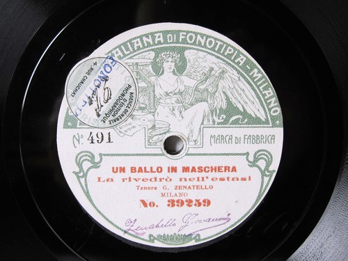 78rpm giovanni zenatello - 78rpm, sings