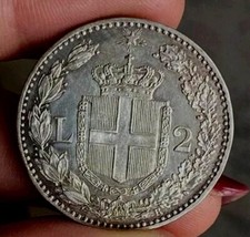 UMBERTO I 2 LIRE 1884 DI ALTA