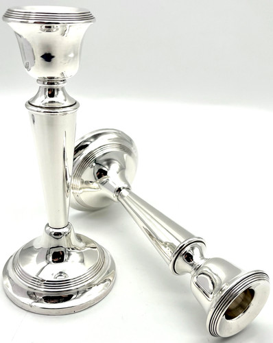 Antico candelabro argento - in,