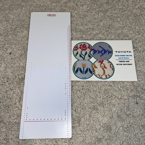 Toyota punch card 151 - punch, 151-160