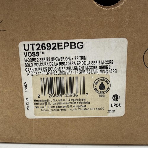 Moen ut2692epbg voss - moen,