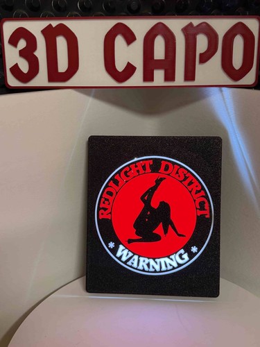 Redlight lightbox con led - redlight,