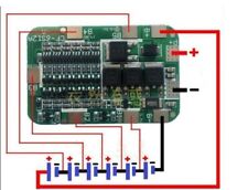 BMS 6S Circuito di controllo 6x 18650 Litio Batteria 15A Posta1