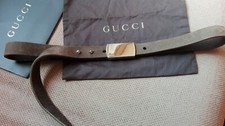 Gucci cintura camoscio Originale con custodia Donna. Con risvolto pendente 