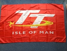 Manx TT Races Flag 150cmX 90cm