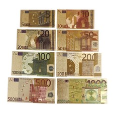 Set 8 pezzi banconote euro