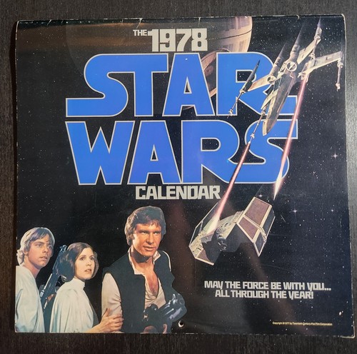 1978 star wars calendario - wars,