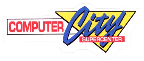 Adesivo logo computer city - logo,