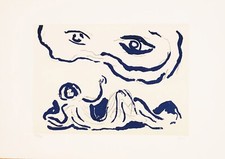 Virgilio Guidi RIFLESSIONI litografia 35X50 NO SASSU CASCELLA GONZAGA FACCINCANI