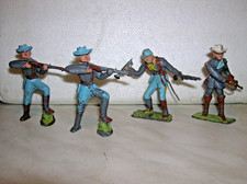 SOLDATINI CHERILEA-60mm-ANNI 70-SUDISTI-4 PEZZI-PITTURATI DALLA DITTA