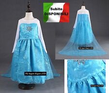 Frozen - Vestito Carnevale Elsa Dress up Elsa Costumes Cosplay 789007TU