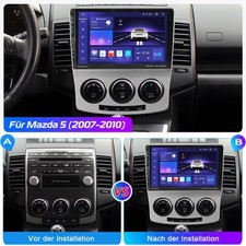 Per Mazda 5 CR19 2005-2010 Autoradio Android 14 GPS Navi WIFI BT RDS 2+32G 2USB