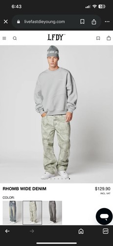 Lfdy rhomb wide denim taglia - lfdy,