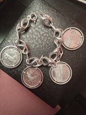 Bracciale Argento 925 Vintage Unoaerre Segno Zodiacale Giampaoli Orlandini