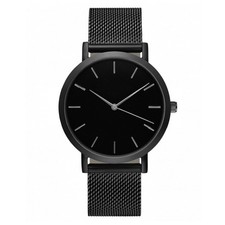 OROLOGIO RAGAZZA CASSA SOTTILE ACCIAIO MILANO NERO ARGENTO RAME SIGNORA