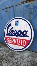 Insegna vespa servizio - servizio, piaggio