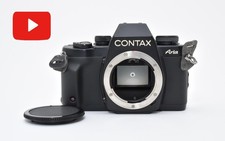 [Quasi come nuova] Contax Aria fotocamera reflex pellicola 35 mm corpo nero d...