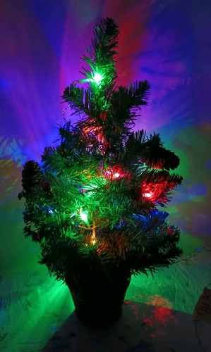 Mini albero natale con - mini, luci