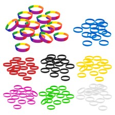 15 Pezzi Braccialetto In Silicone Unisex, Braccialetto In Gomma, Cinturino In