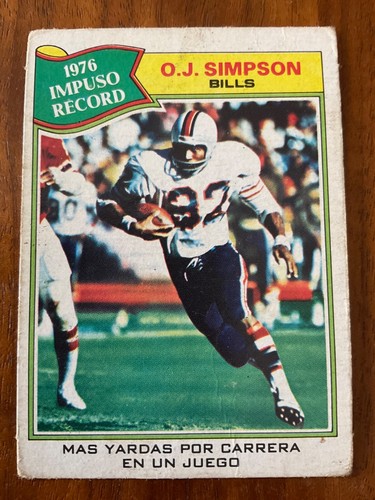 1977 topps mexican - #453, o.j