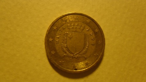 Malta moneta euro anno - da, 1