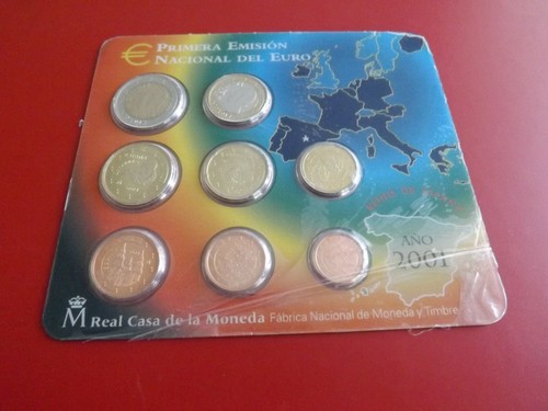 Spagna euro kms 2001 - 2001, /