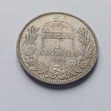 Silver Coin 1 Corona 1894