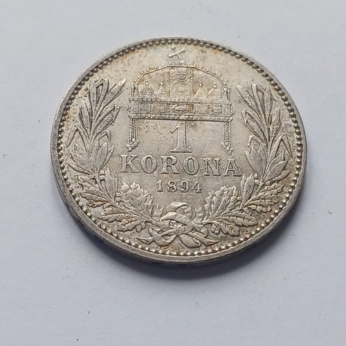 Silver coin corona 1894 - coin,