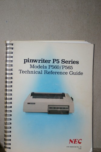 Nec pinwriter serie - serie, modelli