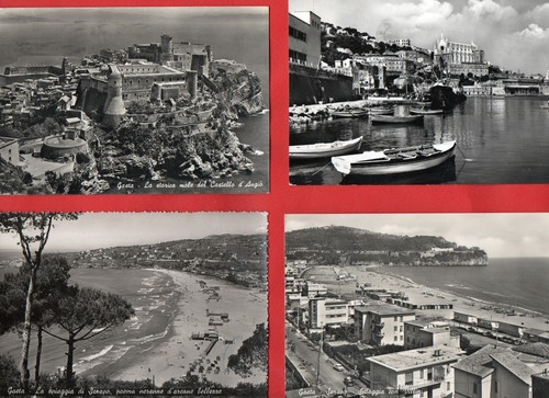 Gaeta lotto 12 cartoline - gaeta,