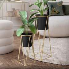 Set di 2 fioriere vasi da