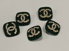 Bottoni set 5 pezzi Chanel CC